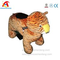 AT0604 coin operated battery plush riding animals