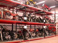 Push back racking