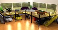 Steel structure mezzanine