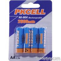 NiMH AA 2600mAh Rechargeable battery