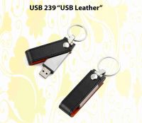 Leather case usb flash drive