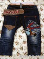 2013 Lovely Embroidered Kids Jeans