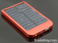 5000mA solar portable charger power bank With CE.FCC.RoHs Certificate