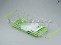 The flexible S/S Sink basket With Silicone Drain Board