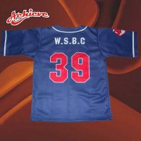 Custom made team baseball uniform with names and number