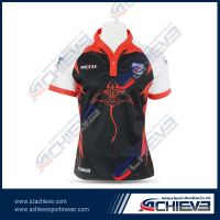 All over subliamtion rugby jersey with collars for women
