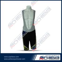 100%polyesster cycling bib shorts with padded