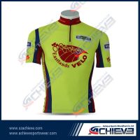 100%polyester sublimate cycling shirts
