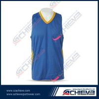 Customized basketball jersey with your logo and number