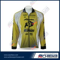 Custom 100% polyester sublimated cycling jersey