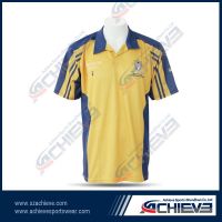 100% polyester men's sublimated polos
