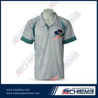 Custom design cotton long sleeve golf polo shirts