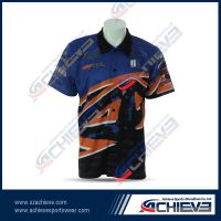 Sublimation short sleeve motorcycle racing jersey
