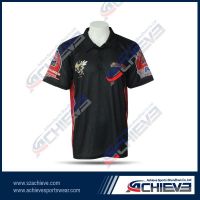 Popular 100%polyester sublimation polo shirt
