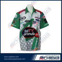 Customize sublimation long sleeve racing jerseys