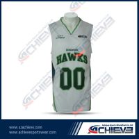 Hot sell sublimation printing basketball uniform