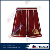 Full sublimation polyester basketball shorts wholesale