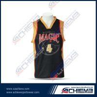 High quality wholesale sublimation basketball jersey