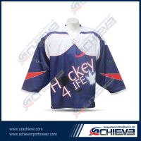 Top quality sublimation polyester  ice hockey shirts