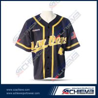 Digital sublimation team baseball shirts with custom design