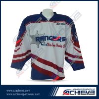 China OEM custom sublimation ice hockey jerseys supply