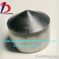 Cone PDC cutter for rigid rock