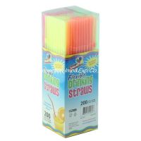 drinking straws with PVC box packed