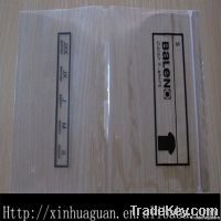 Zipper lock plastic bag for clothes