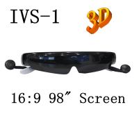 98inch virtual screen 3d video glasses eyewear, 3d format is side by side