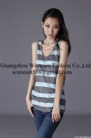 2014 wholesale fashion sleeveless vests sequin tank top from China oem supplier