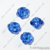 Flower clear crystal acrylic beads for parties and holiday