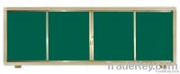 sliding green writing board