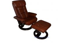 reclining chair round bentwood base