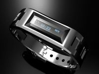 Bluetooth Bracelet Wristband Vibrating Alert Watch OLED Caller ID For Universal
