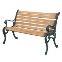 garden furniture cast iron &aluminuml bench