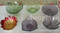 Eco-Friendly Colorful Glass Plate for Tableware, Available in Various Colors