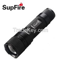 SupFire mini rechargeable zoom powerful  led flashlight