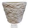 Ceramic pots in Vietnam, Glazed ceramic pots for garden decor, Set of ceramic pots (HG 13-1637/3)