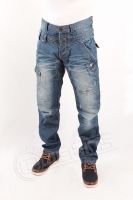 ETO Jeans New Mens Designer Tapered Leg Mid Stone Wash Jeans EM400