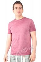 Mens Designer T-Shirt with Wash & All Over Print ETS157 All Sizes