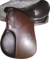 Genuine Leather western carved saddle with coloring , size 14,15,16,17