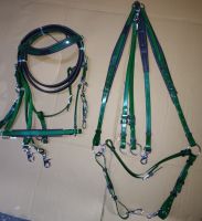 Genuine imported material Zelko bio endurance bridles green with complete set rust proof fitting