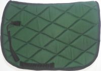 Genuine imported material dressage saddle pad for horse Dark Green