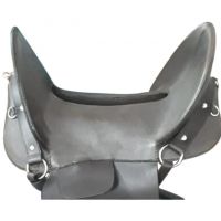 Genuine imported leather McClellan horse saddle with rust proof fittings