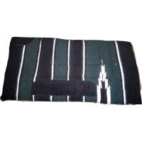 Genuine imported acrylic western Navajo saddle pad Dark Green