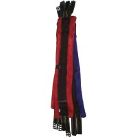 Genuine Imported PP horse Red and blue mink padding girth 42 to 56 cm long