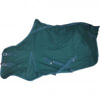 Turnout winter Dark Green fleece horse rugs with rust proof fittings 