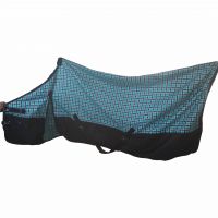 Turnout waterproof winter check horse rugs with rust proof fittings