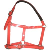 Genuine imported PVC horse halter orange , size pony,cob,full