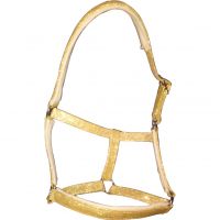 Genuine Glitter horse halter Golden , size pony,cob,full